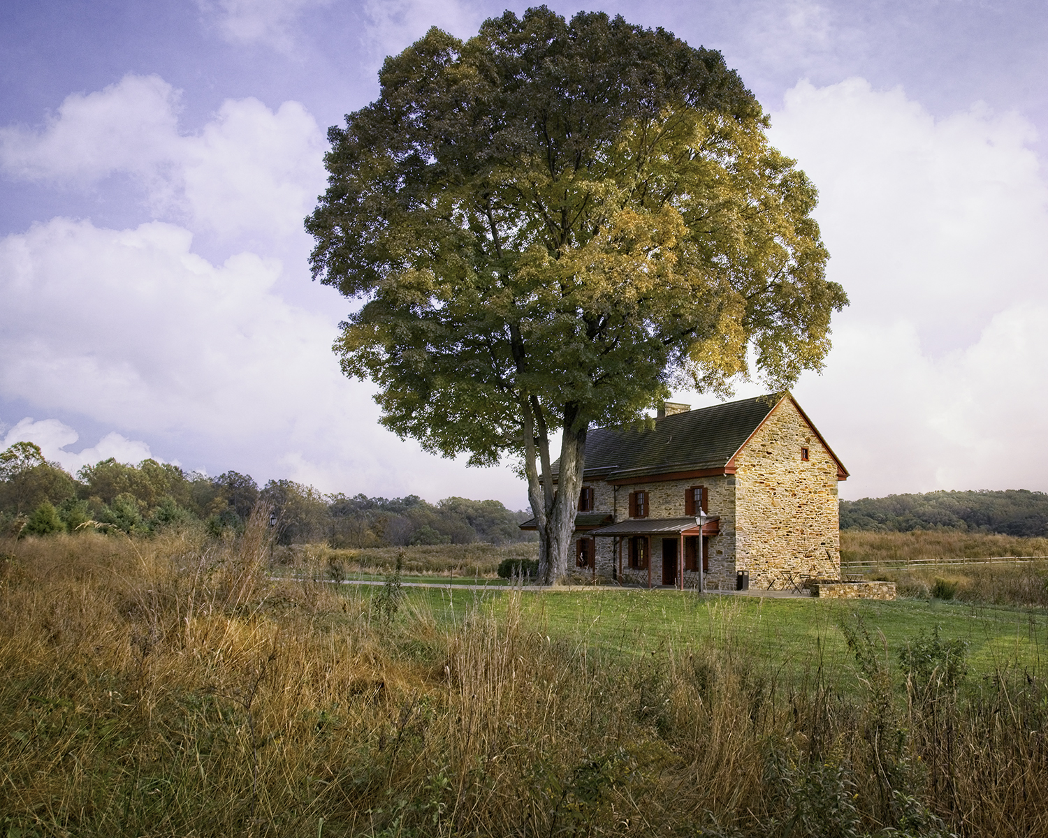 Jim Smigie - Webb Farm House c. 1730 - Longwood