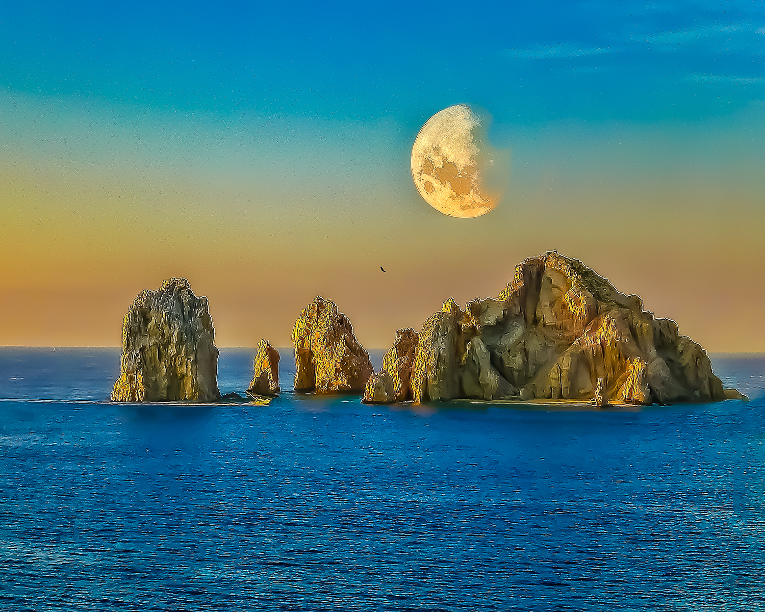John Toutkaldjian - Day Moon - Cabo San Lucas, Mexico
