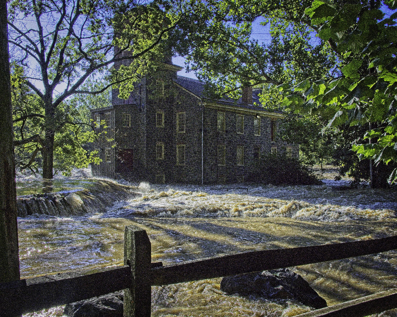 Jim Smigie - Ida Floods Breck's Mill - Wilmington, DE