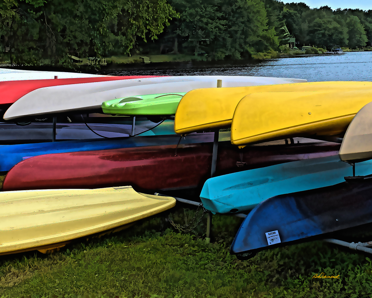 Becky Diamond - Kayaks - Arrowhead Lake, PA
